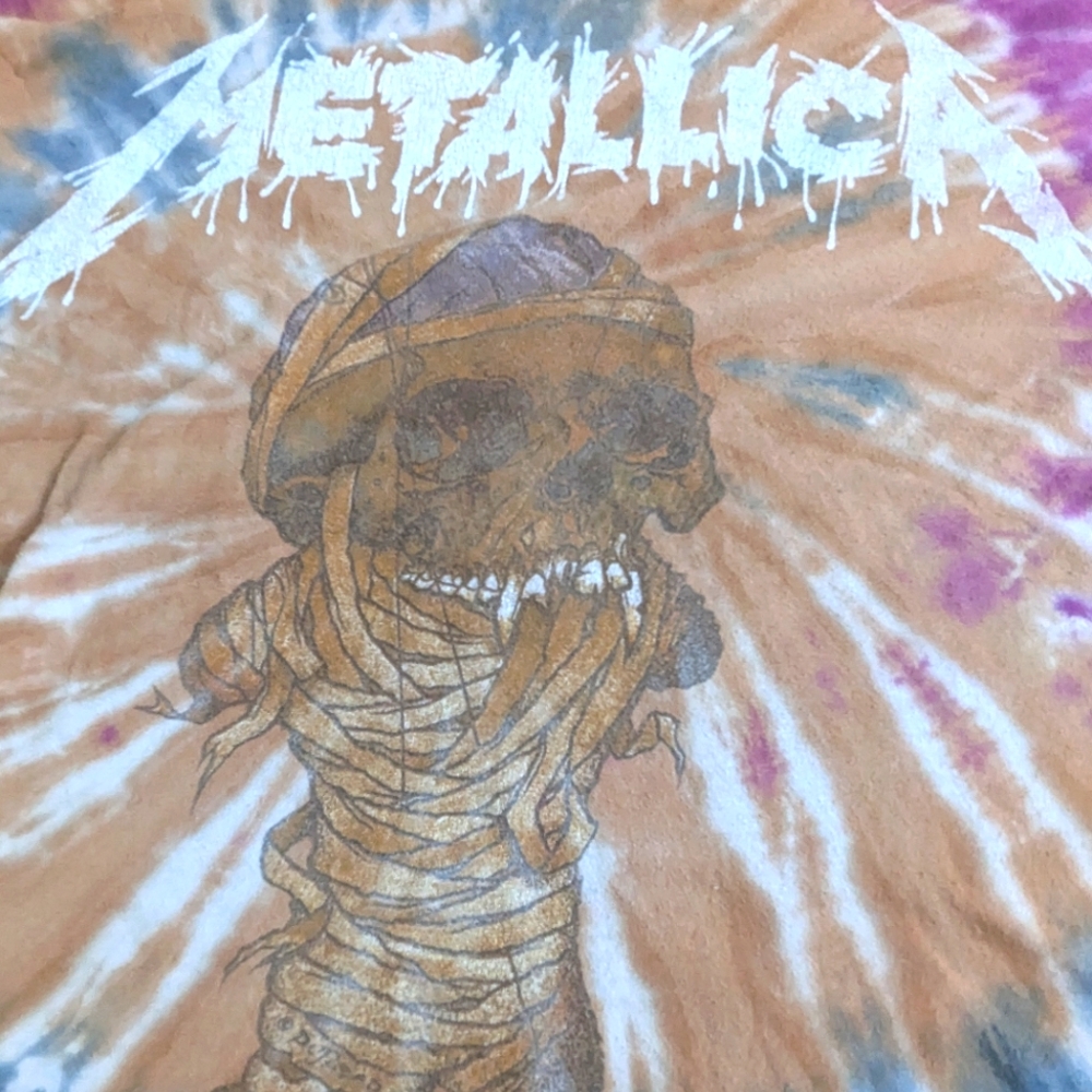 Metallica Tie Dye T-shirt Size Medium - Picture 2 of 6